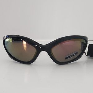 N.Y.S. Collection Sport Sunglasses Italian Design Polarized Lenses Black NWT